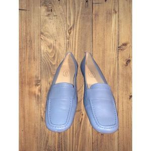 Talbots leather loafers blue Sz 7.5